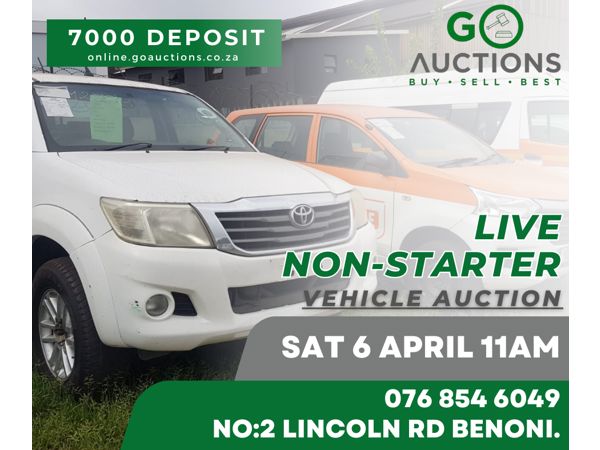LIVE Non-Starter Auction 06 April 2024